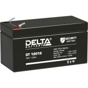 Батарея DELTA серия DT, DT 12012, напряжение 12В, емкость 1.2Ач (разряд 20 часов),  макс. ток разряда (5 сек.) 19.5А, макс. ток заряда 0.36А, свинцово-кислотная типа AGM, клеммы F1, ДxШxВ 97х45х52мм., вес 0.55кг., срок службы 5 лет./ Battery DELTA s
