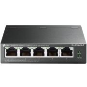 Коммутатор/ 5-port 10/100 Mbps unmanaged switch with 4 PoE ports, metal case, desktop installation, PoE budget-41w
