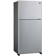 Холодильник Sharp/ Холодильник. 187x86.5x74 см. 422 + 178 л, No Frost. A++ Серебристый.