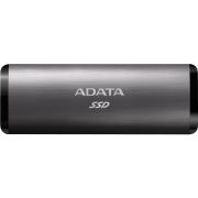 Твердотельный накопитель/ ADATA External SSD SE760, 1024GB, Type-C, USB 3.2 Gen2, R/W 1000/800 MB/s, 122x44x14mm, Titan-Gray (3 года)