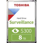 Жесткий диск/ HDD Toshiba SATA3 8Tb Surveillance S300 7200  256Mb 1 year warranty (replacement WD82PURZ, WD84PURZ)