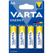 Батарейка Varta ENERGY LR6 AA BL4 Alkaline 1.5V (4106) (4/80/400) (4 шт.)